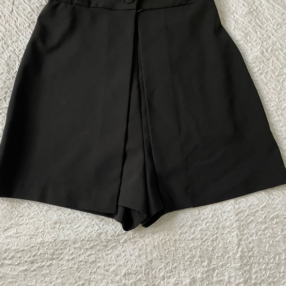 Elegant Cocktail Black Deep V-Neck Romper - Picture 9 of 11